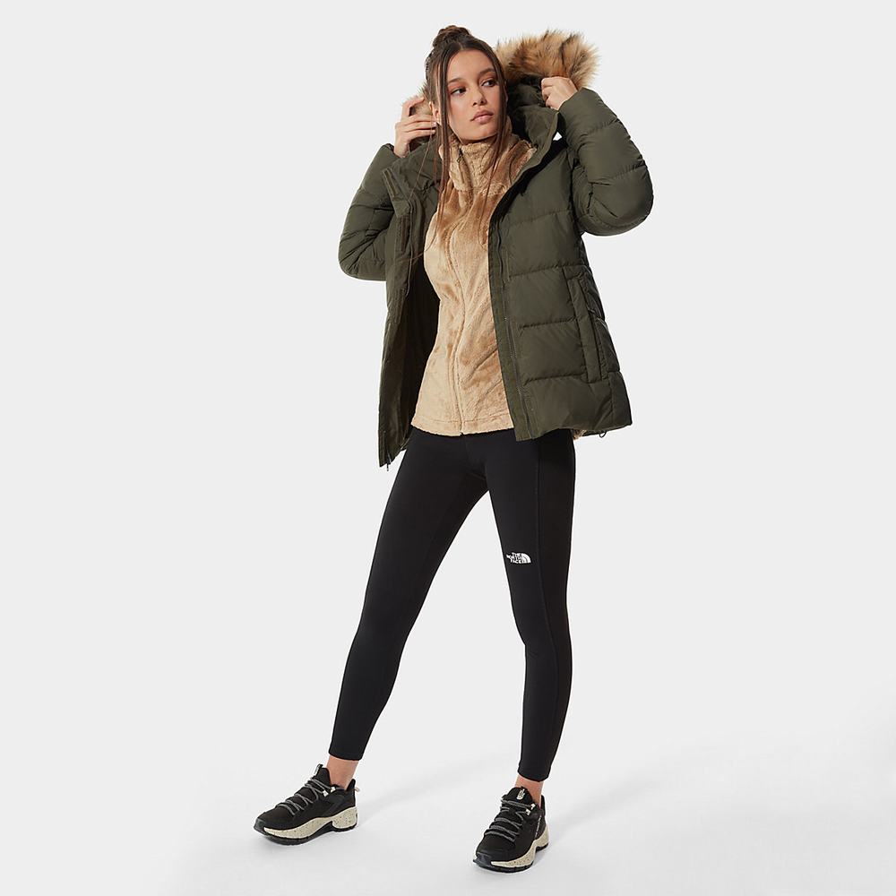 Páperová Bunda The North Face Gotham Damske Zelene | EWD-504319