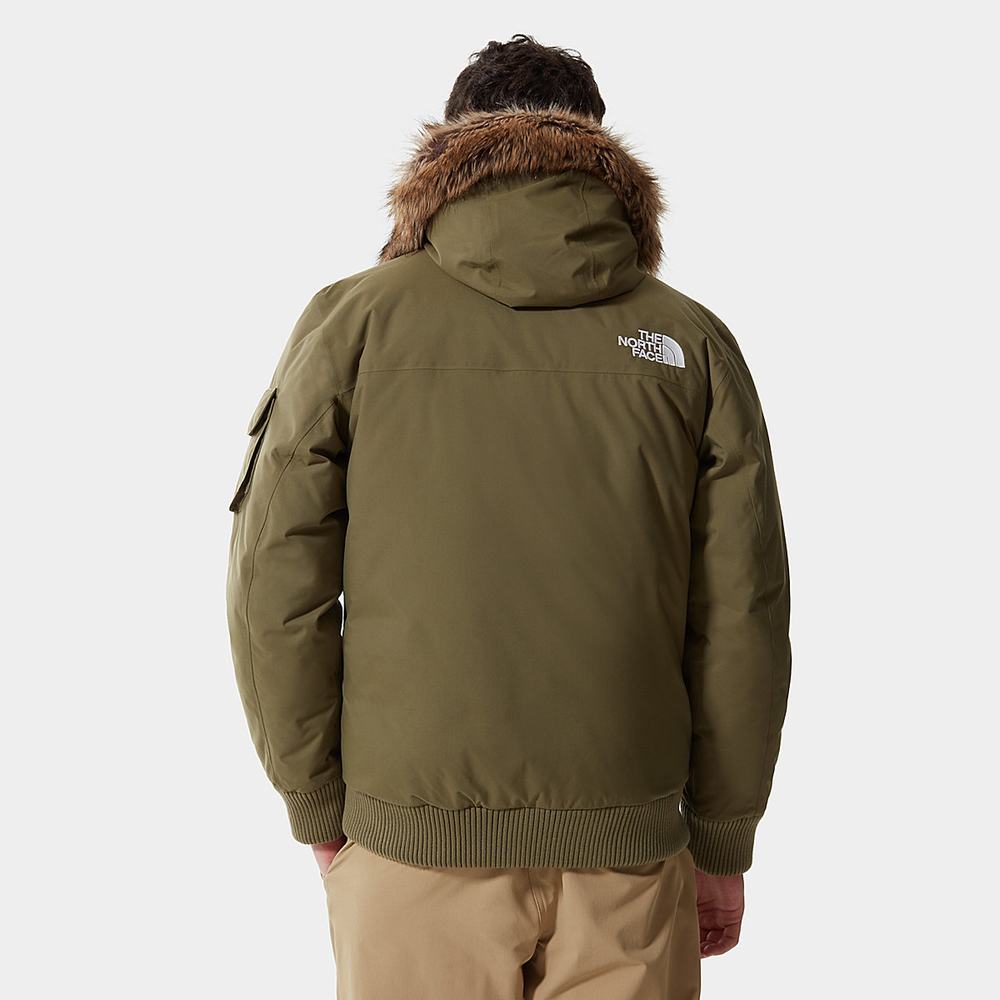 Páperová Bunda The North Face Gotham Panske Olivovo Zelená Zelene | REB-108249
