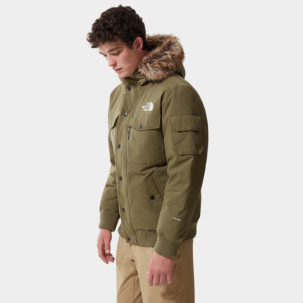 Páperová Bunda The North Face Gotham Panske Olivovo Zelená Zelene | REB-108249