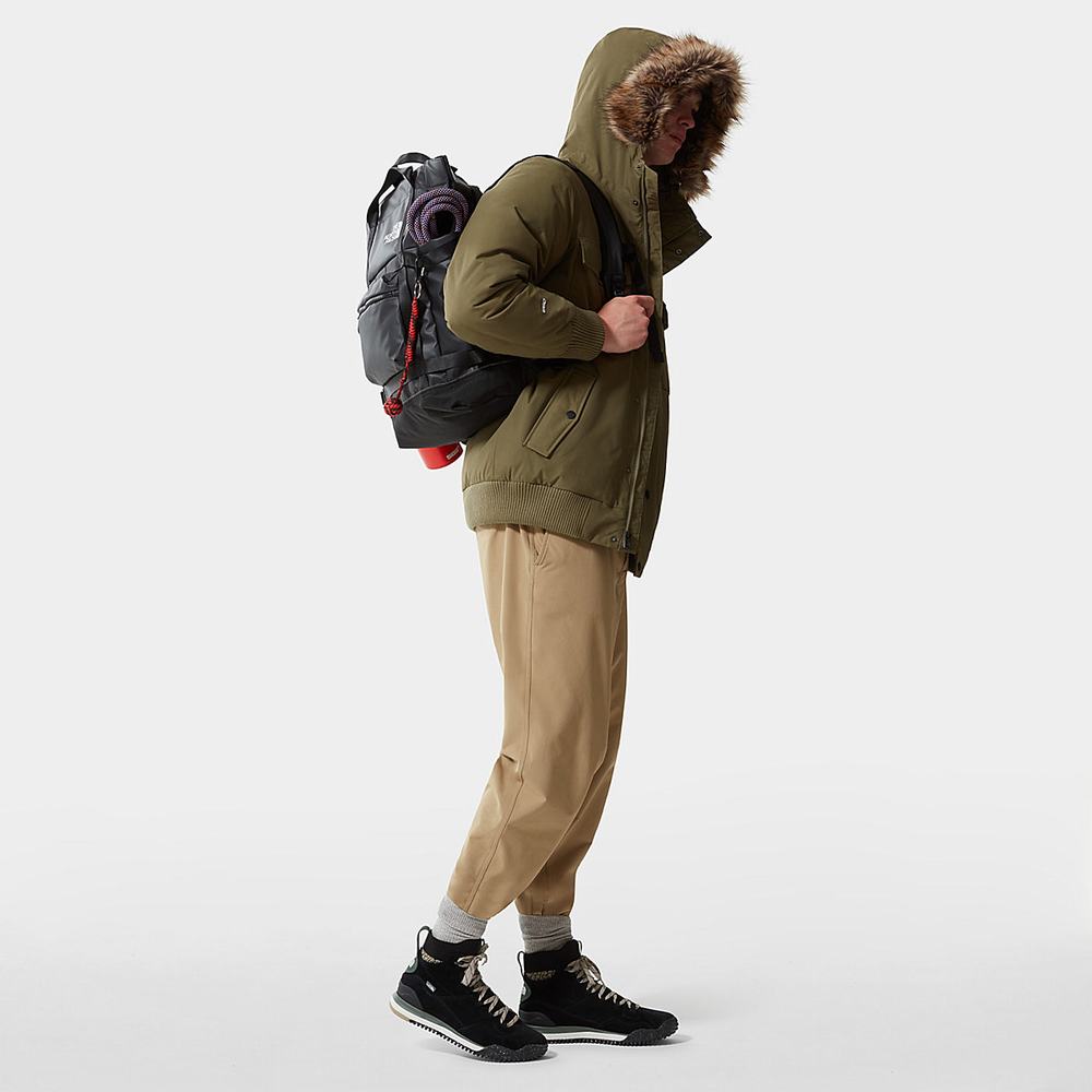 Páperová Bunda The North Face Gotham Panske Olivovo Zelená Zelene | REB-108249