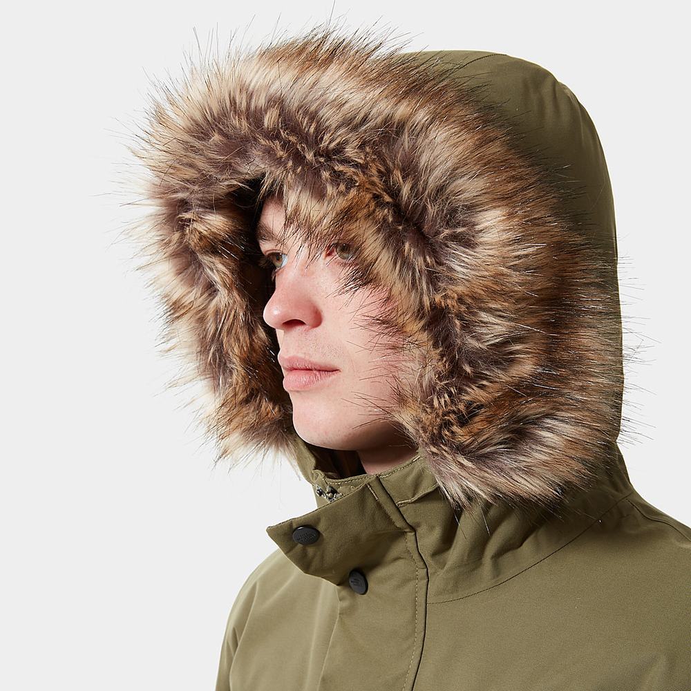 Páperová Bunda The North Face Gotham Panske Olivovo Zelená Zelene | REB-108249