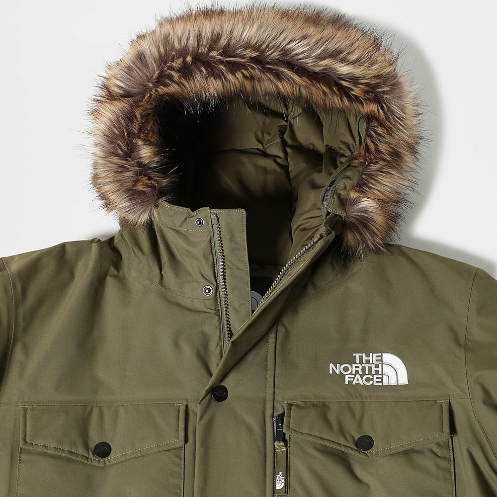 Páperová Bunda The North Face Gotham Panske Olivovo Zelená Zelene | REB-108249