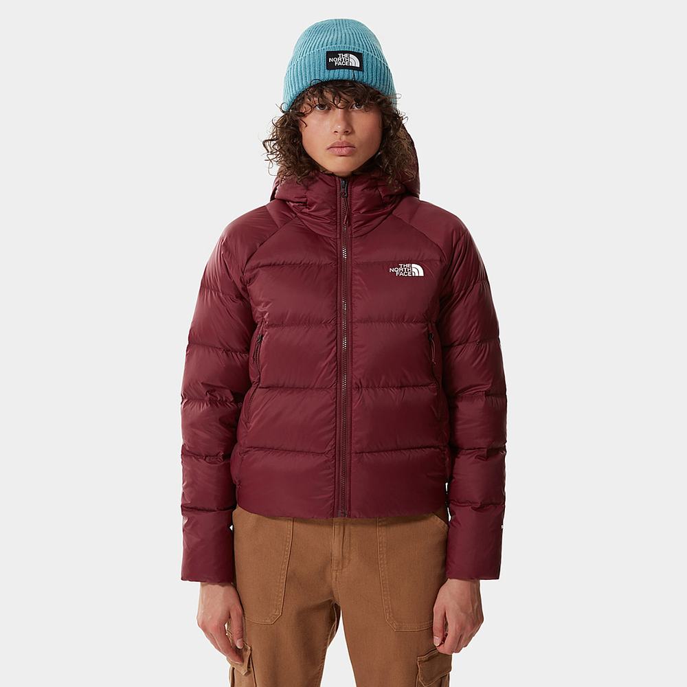 Páperová Bunda The North Face Hyalite Down S Kapucňou Damske Červené | MPH-592618