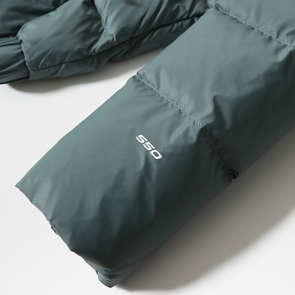 Páperová Bunda The North Face Hyalite Down S Kapucňou Damske Zelene | RSZ-947063