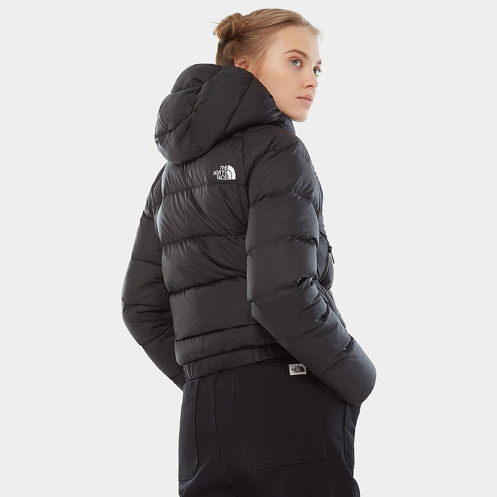 Páperová Bunda The North Face Hyalite Down S Kapucňou Damske Čierne | ZBT-548390