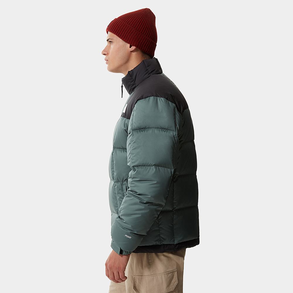 Páperová Bunda The North Face Lhotse Panske Zelene | SPF-239045