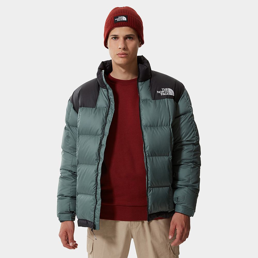 Páperová Bunda The North Face Lhotse Panske Zelene | SPF-239045