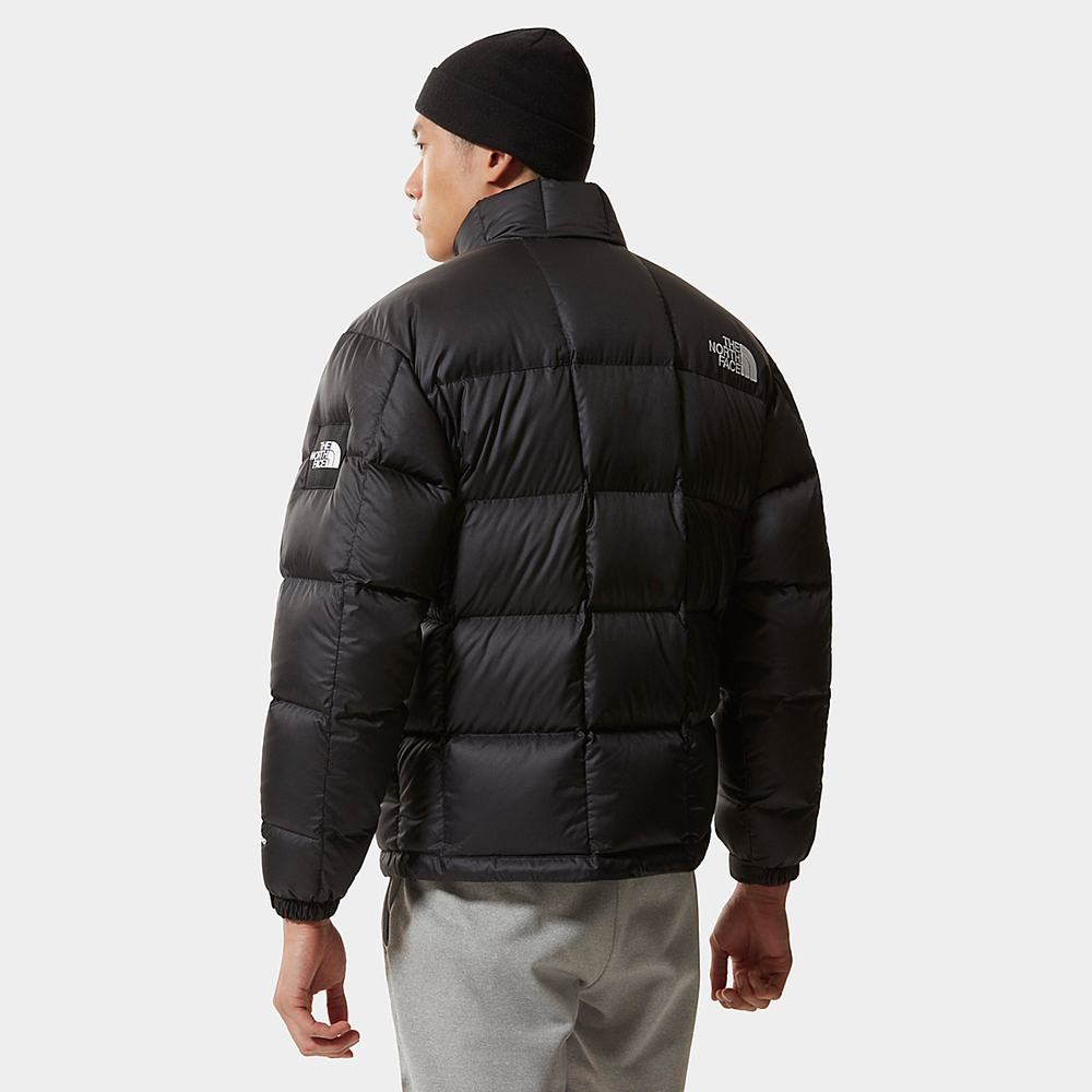Páperová Bunda The North Face Lhotse Panske Čierne Biele | XMR-497513