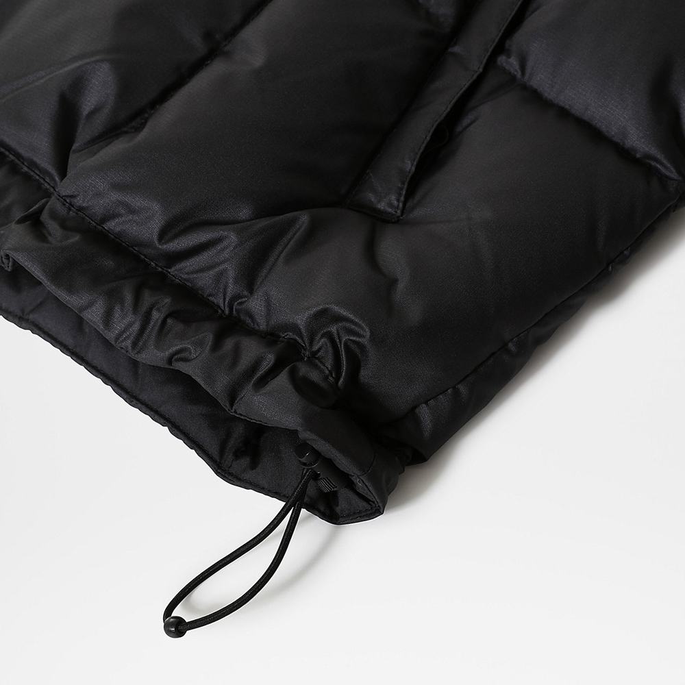Páperová Bunda The North Face Lhotse Panske Čierne Biele | XMR-497513