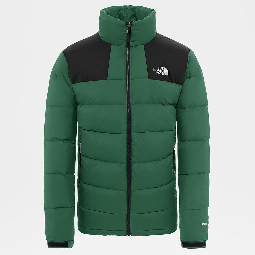 Páperová Bunda The North Face Massif Panske Zelene Čierne | NGV-045869