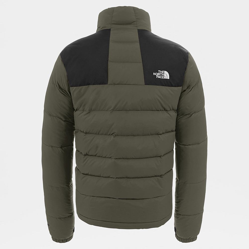 Páperová Bunda The North Face Massif Panske Zelene Čierne | OLJ-482136