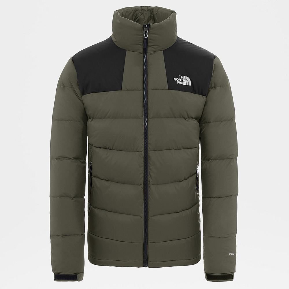 Páperová Bunda The North Face Massif Panske Zelene Čierne | OLJ-482136