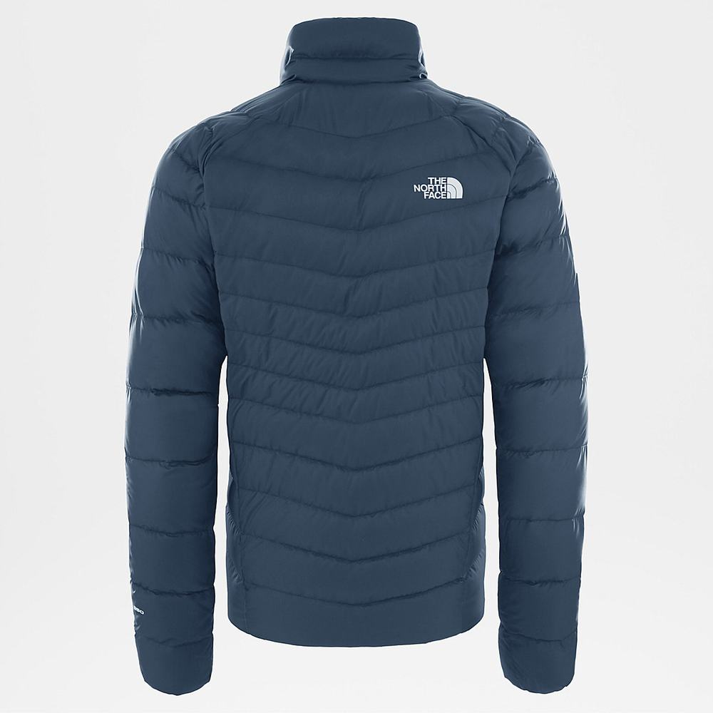 Páperová Bunda The North Face New Ashton Panske Modre Tyrkysové | LNE-731480
