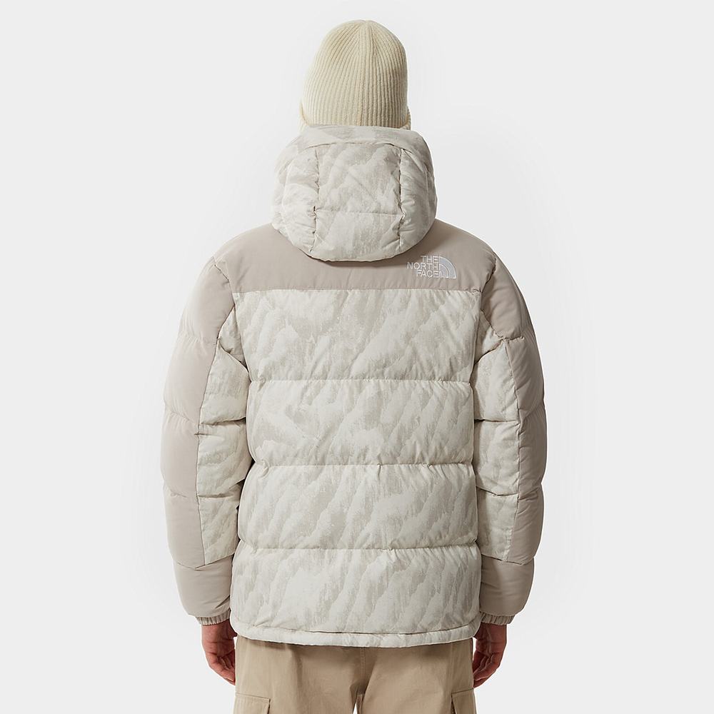 Páperová Bunda The North Face PRINTED HIMALAYAN DOWN Panske Strieborne Siva | NKE-204369