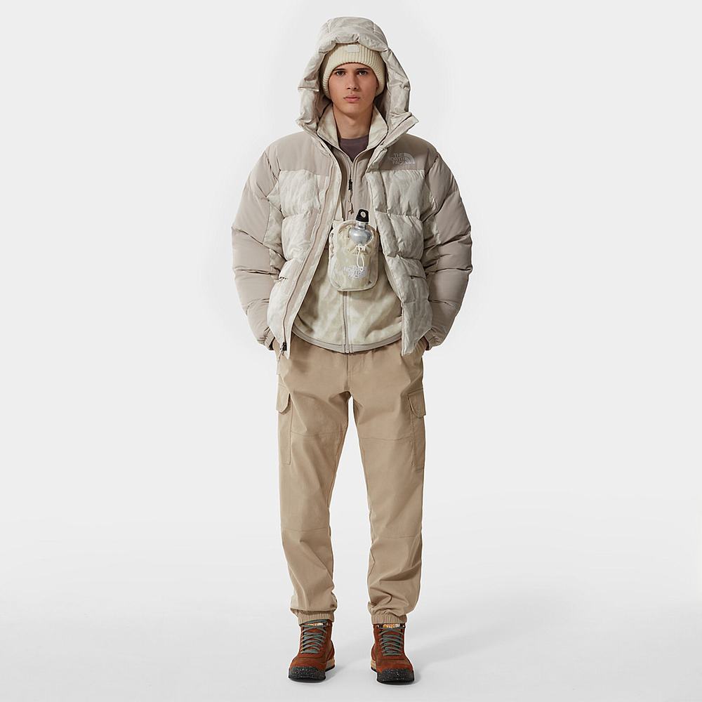 Páperová Bunda The North Face PRINTED HIMALAYAN DOWN Panske Strieborne Siva | NKE-204369