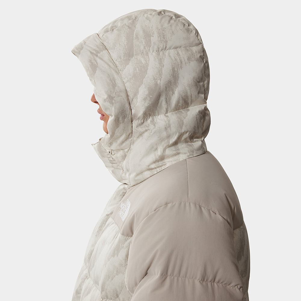 Páperová Bunda The North Face PRINTED HIMALAYAN DOWN Panske Strieborne Siva | NKE-204369