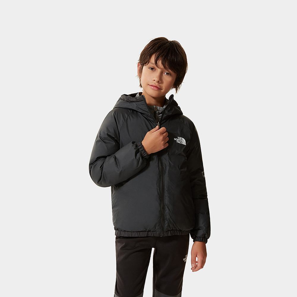 Páperová Bunda The North Face Reversible Hyalite Chlapcenske Čierne | HLW-128945