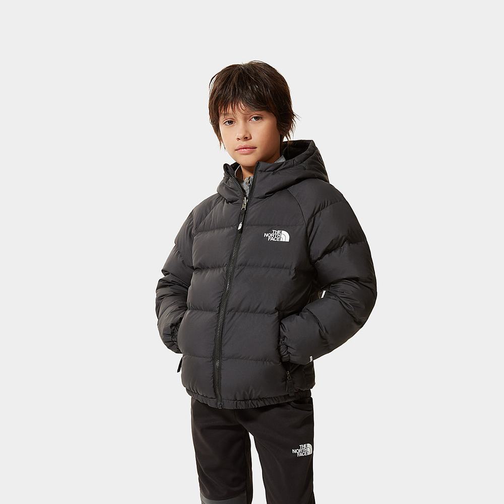 Páperová Bunda The North Face Reversible Hyalite Chlapcenske Čierne | HLW-128945