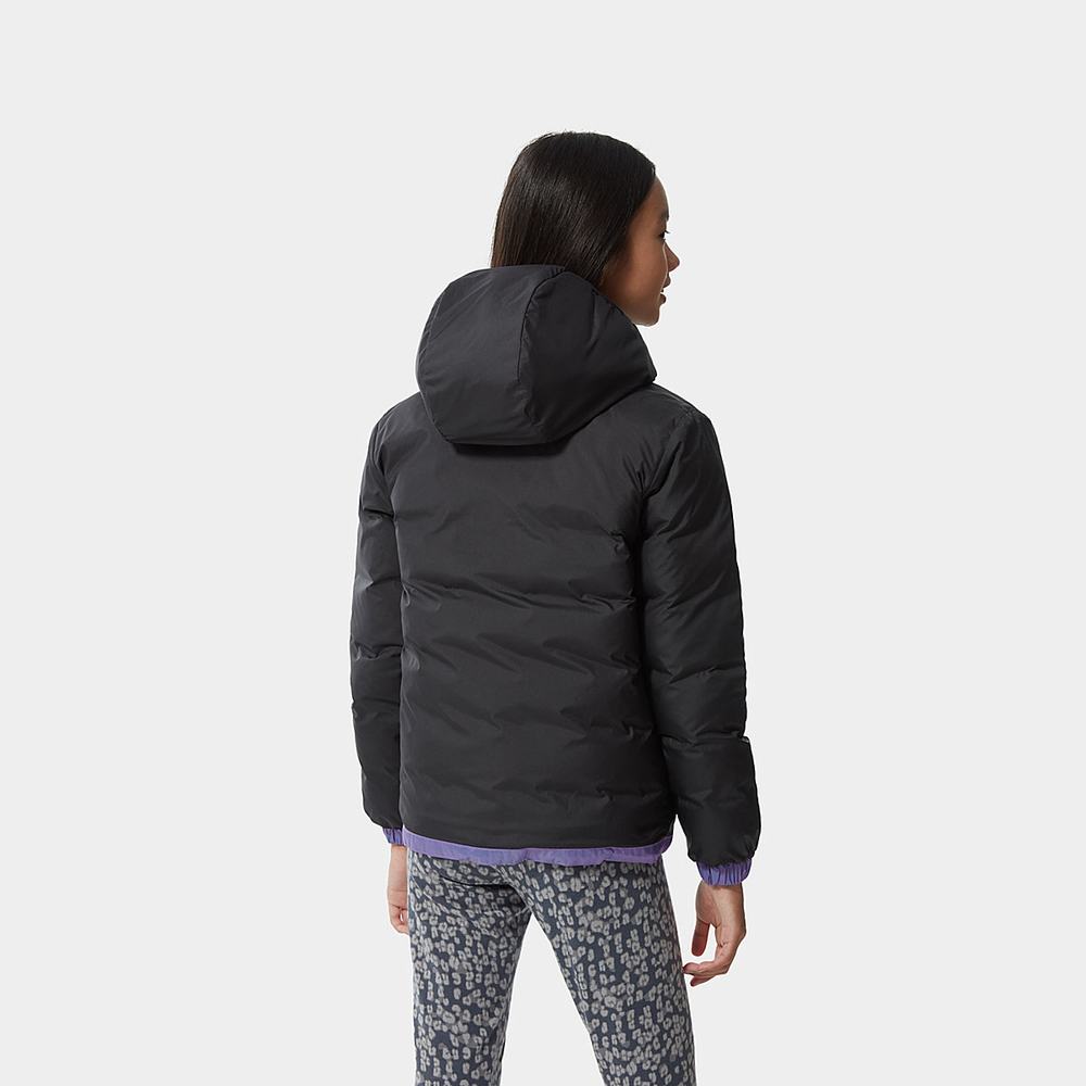Páperová Bunda The North Face Reversible Printed Hyalite Dievcenske Nachový | IKY-492805