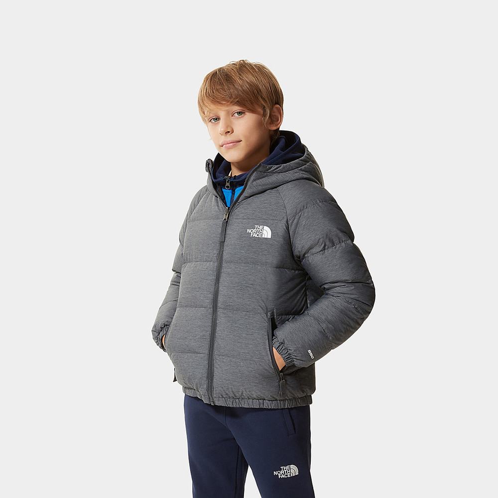 Páperová Bunda The North Face Reversible Hyalite Chlapcenske Siva | KXP-601597