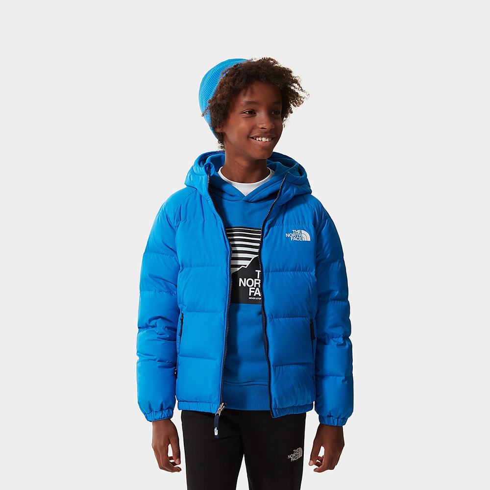 Páperová Bunda The North Face Reversible Hyalite Chlapcenske Modre | QSR-315709