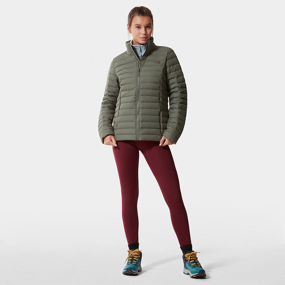 Páperová Bunda The North Face Stretch Damske Olivovo Zelená Zelene | QZL-289105
