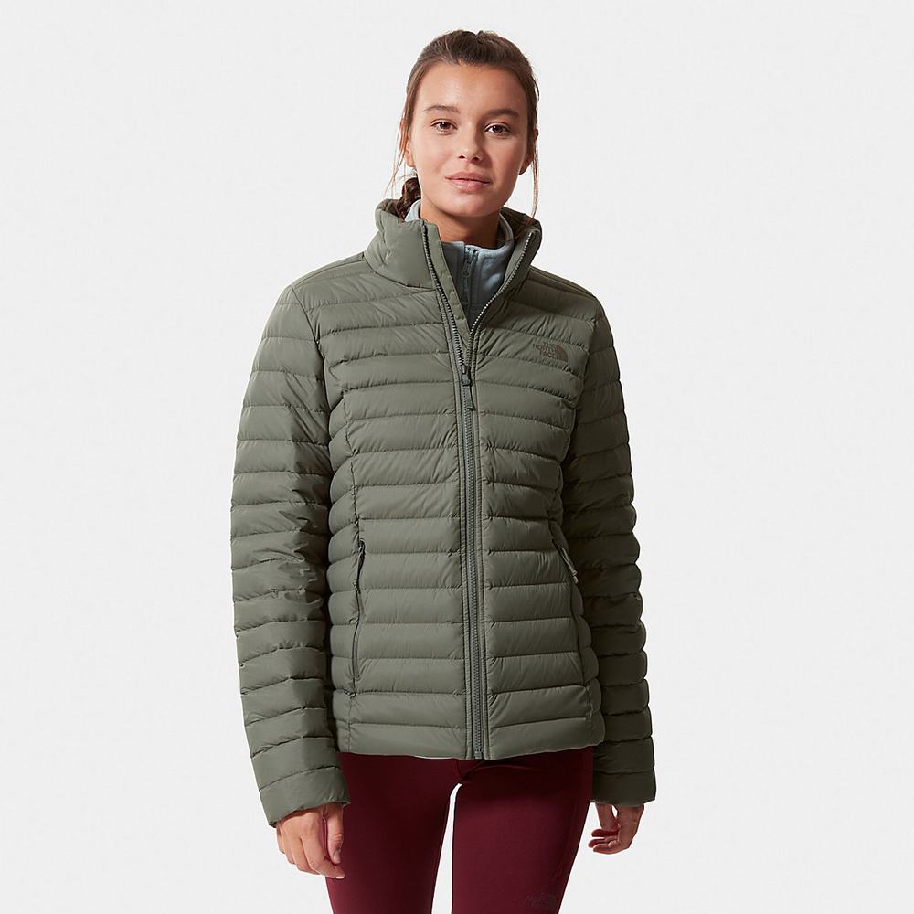 Páperová Bunda The North Face Stretch Damske Olivovo Zelená Zelene | QZL-289105