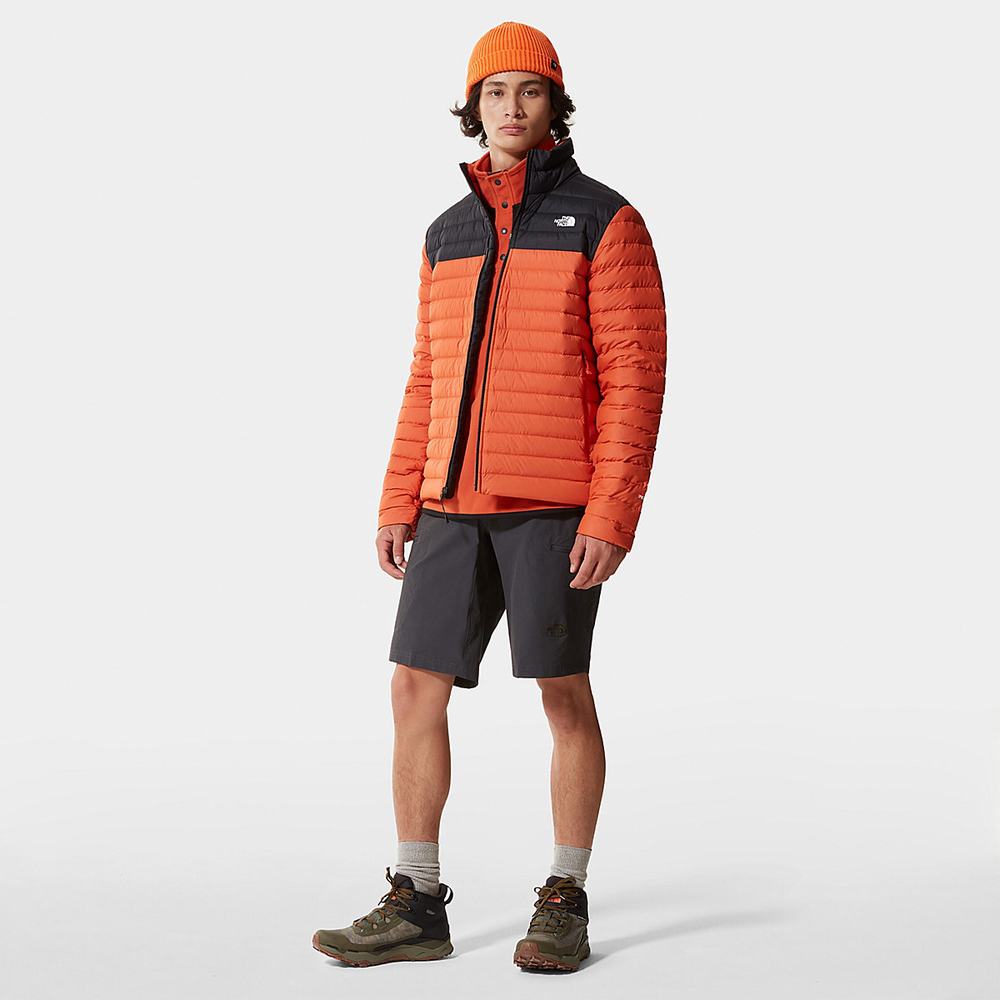 Páperová Bunda The North Face Stretch Panske Čierne | AZS-187490