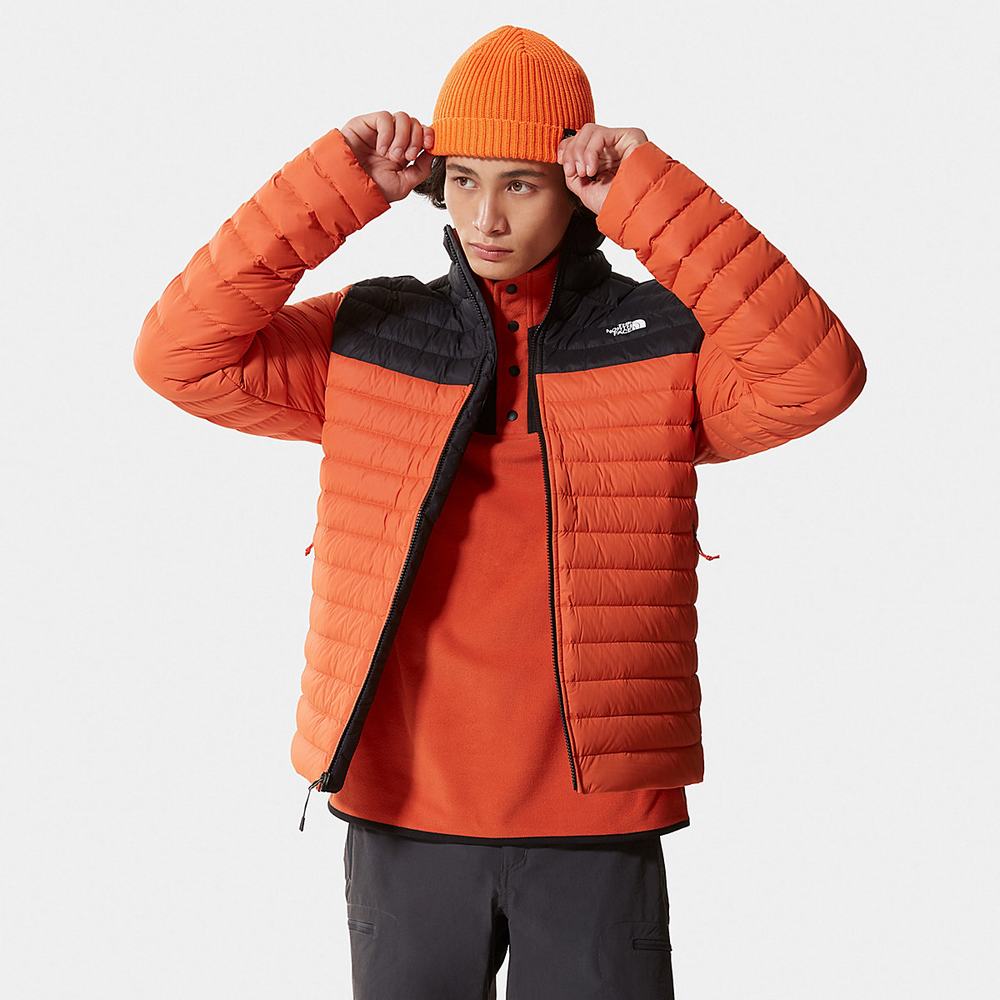 Páperová Bunda The North Face Stretch Panske Čierne | AZS-187490