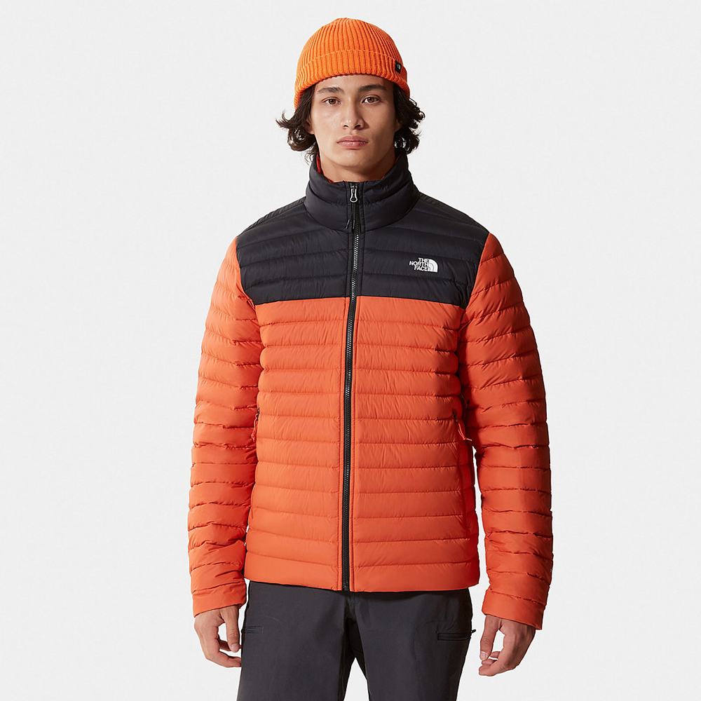 Páperová Bunda The North Face Stretch Panske Čierne | AZS-187490