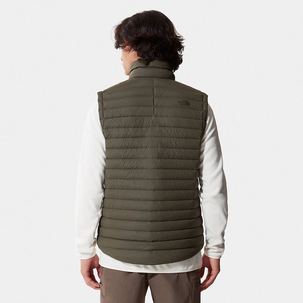Páperová Bunda The North Face Stretch Panske Zelene | ERP-712094