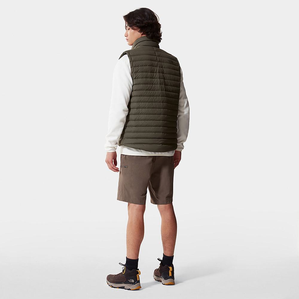 Páperová Bunda The North Face Stretch Panske Zelene | ERP-712094