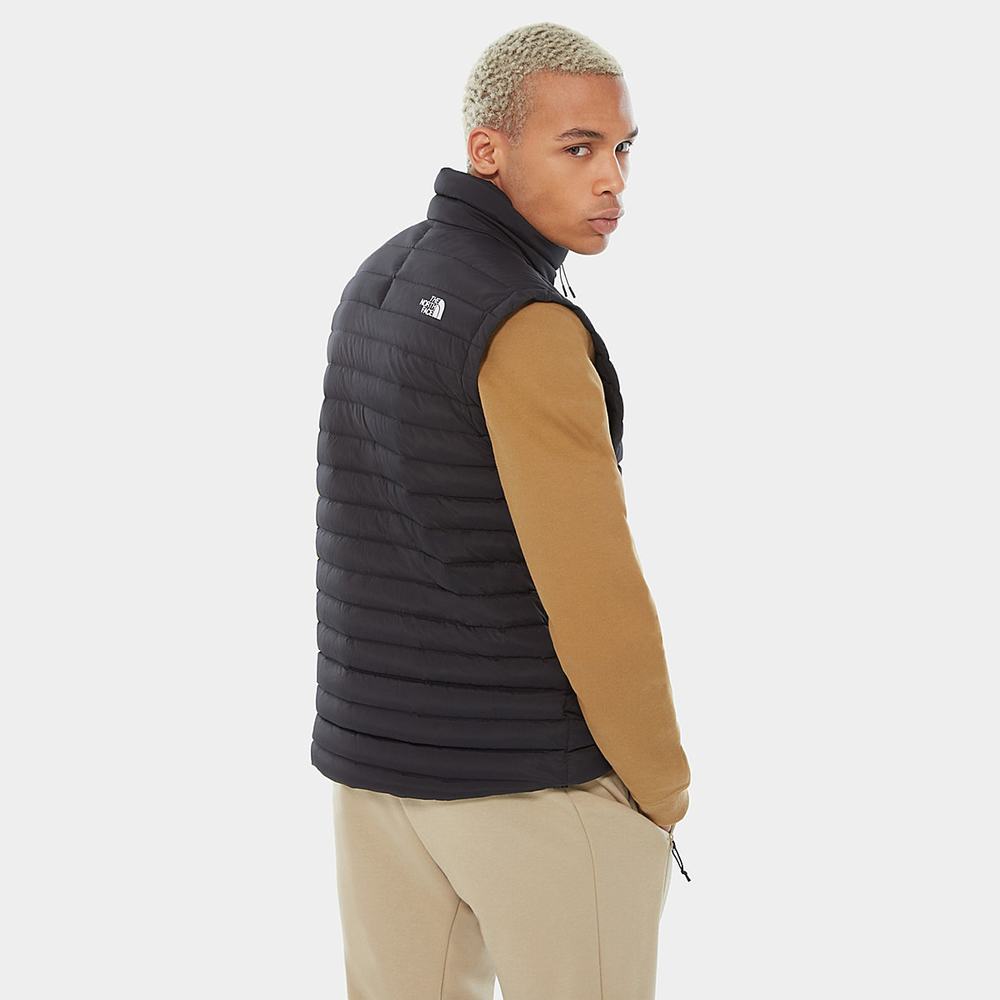 Páperová Bunda The North Face Stretch Panske Čierne | GTO-527341