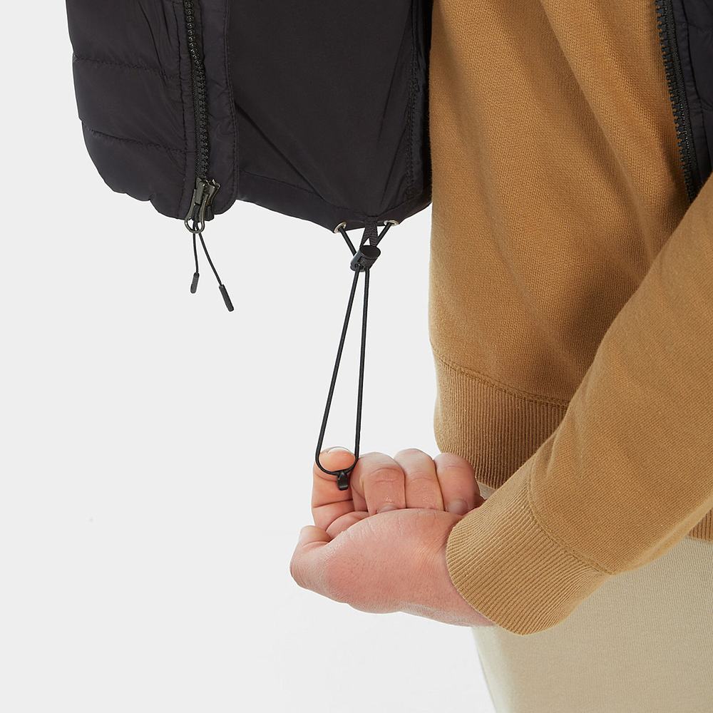 Páperová Bunda The North Face Stretch Panske Čierne | GTO-527341