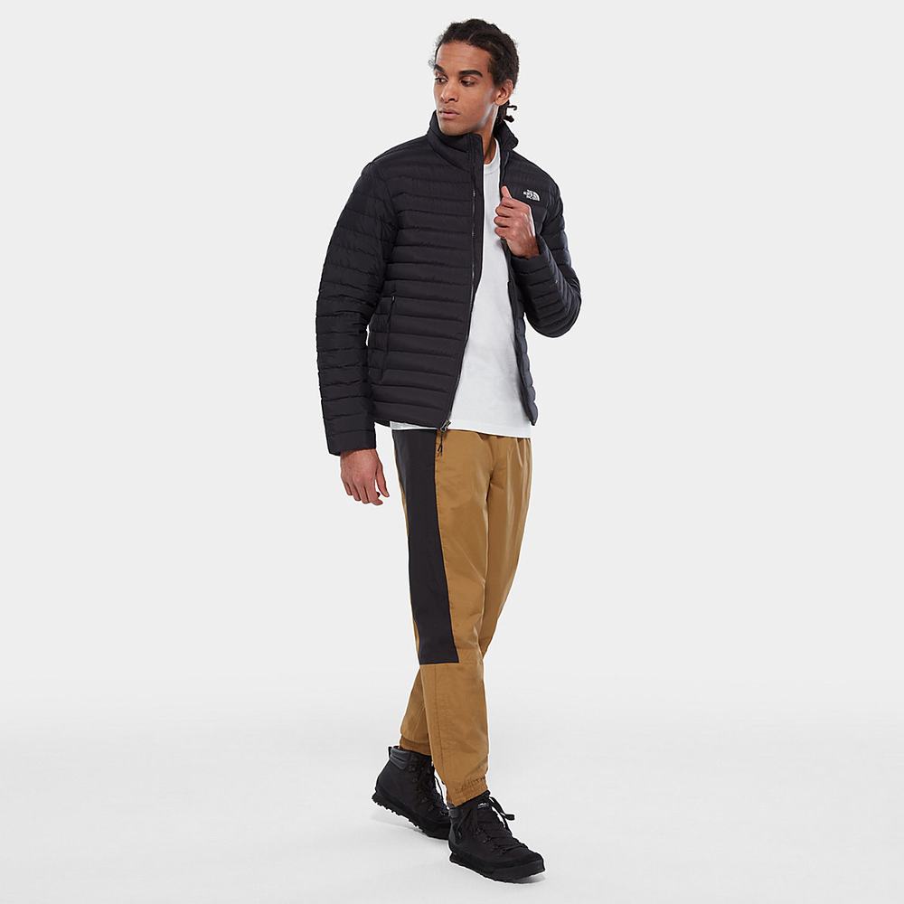 Páperová Bunda The North Face Stretch Panske Čierne | WTG-046897