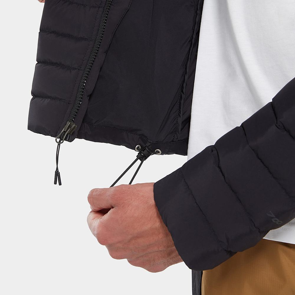 Páperová Bunda The North Face Stretch Panske Čierne | WTG-046897