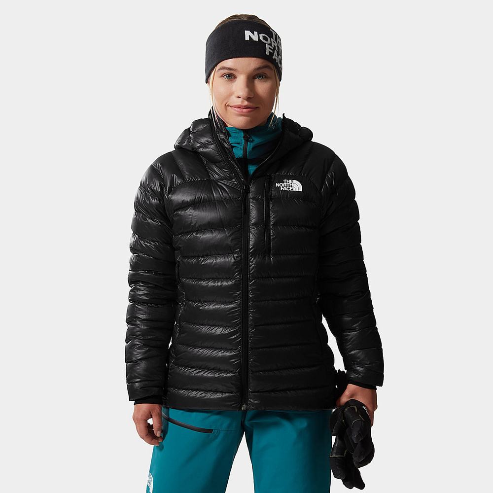 Páperová Bunda The North Face Summit S Kapucňou Damske Čierne | IWF-859127