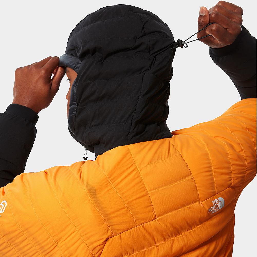 Páperová Bunda The North Face Summit Series™ L3 50/50 S Kapucňou Panske Zlate Čierne | QWN-834019