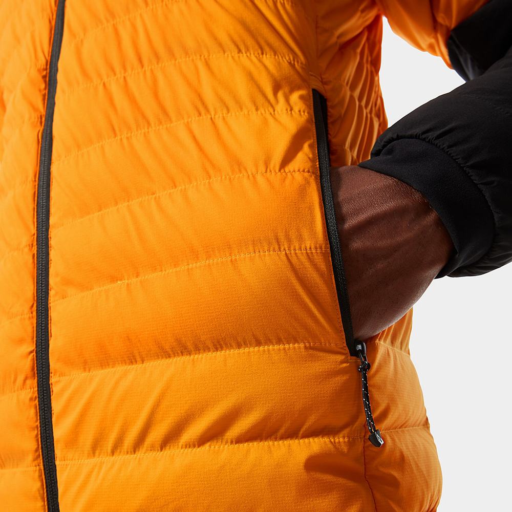 Páperová Bunda The North Face Summit Series™ L3 50/50 S Kapucňou Panske Zlate Čierne | QWN-834019