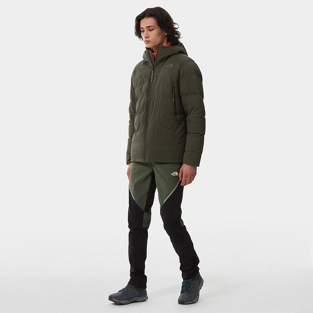 Páperová Bunda The North Face Trailove 50/50 Panske Zelene | XPF-492380