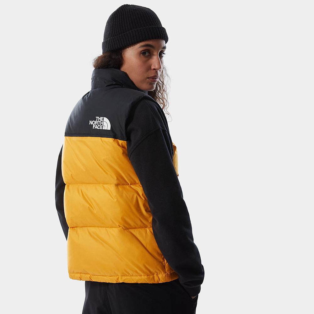 Páperové Vesty The North Face 1996 Retro Nuptse Damske Zlate | JBN-528419