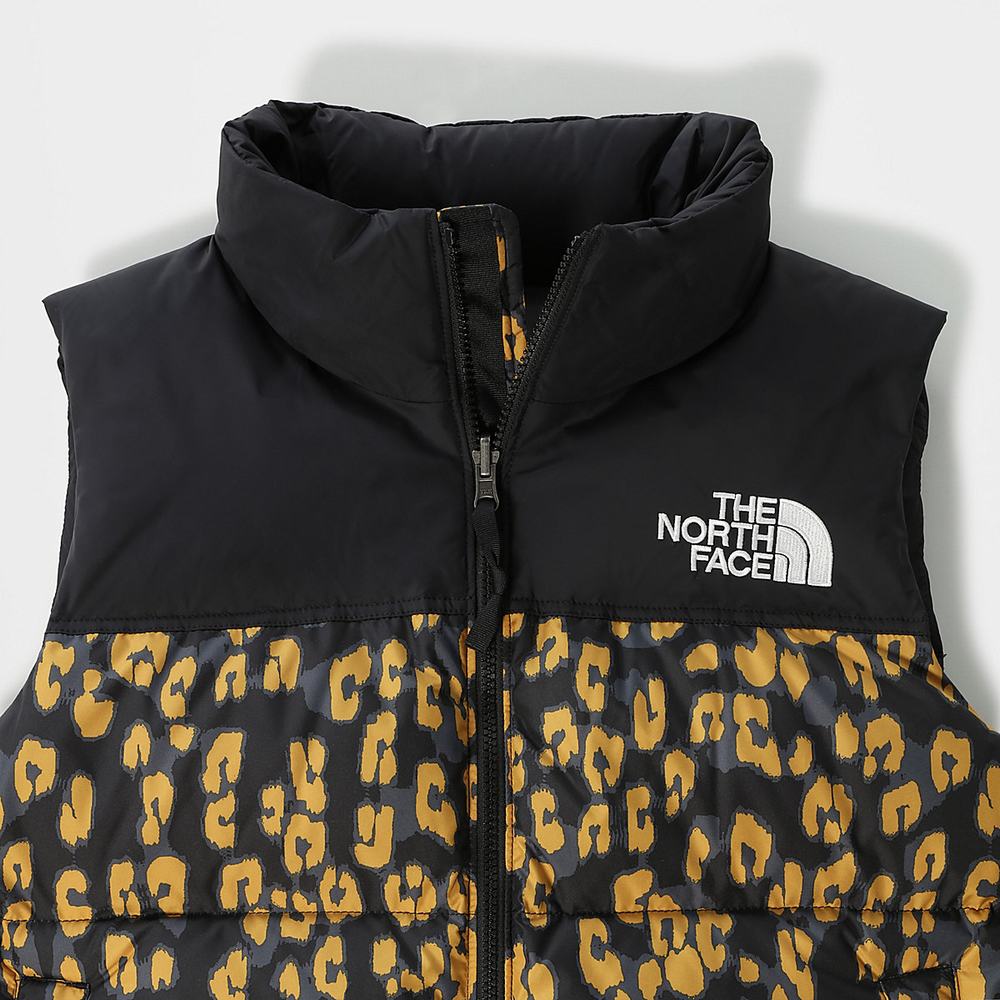 Páperové Vesty The North Face Printed 1996 Retro Nuptse Damske Žlté Leopardie | COE-513804