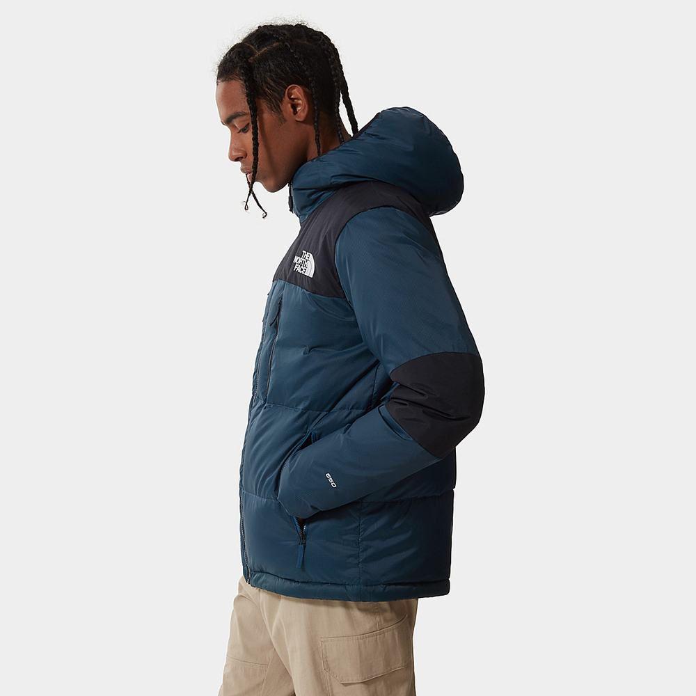 Páperové bundy The North Face Himalayan Light Panske Modre | AWH-157934