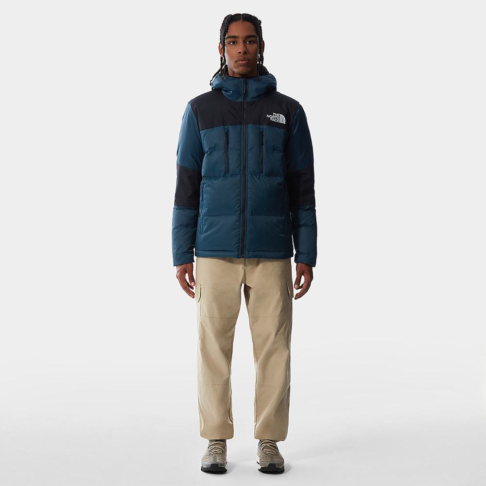 Páperové bundy The North Face Himalayan Light Panske Modre | AWH-157934