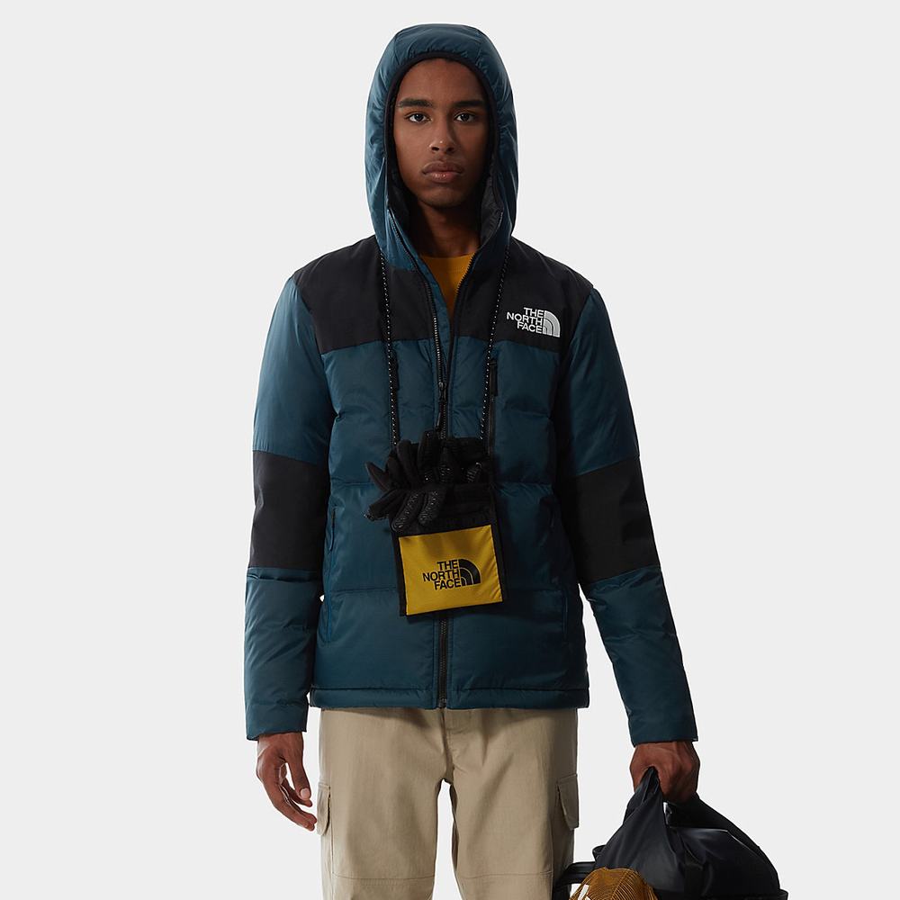 Páperové bundy The North Face Himalayan Light Panske Modre | AWH-157934