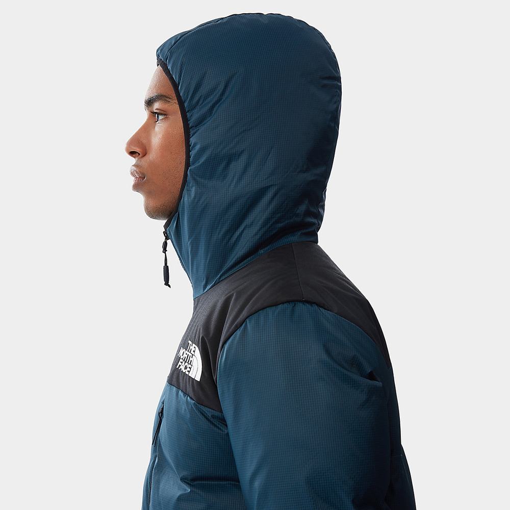 Páperové bundy The North Face Himalayan Light Panske Modre | AWH-157934