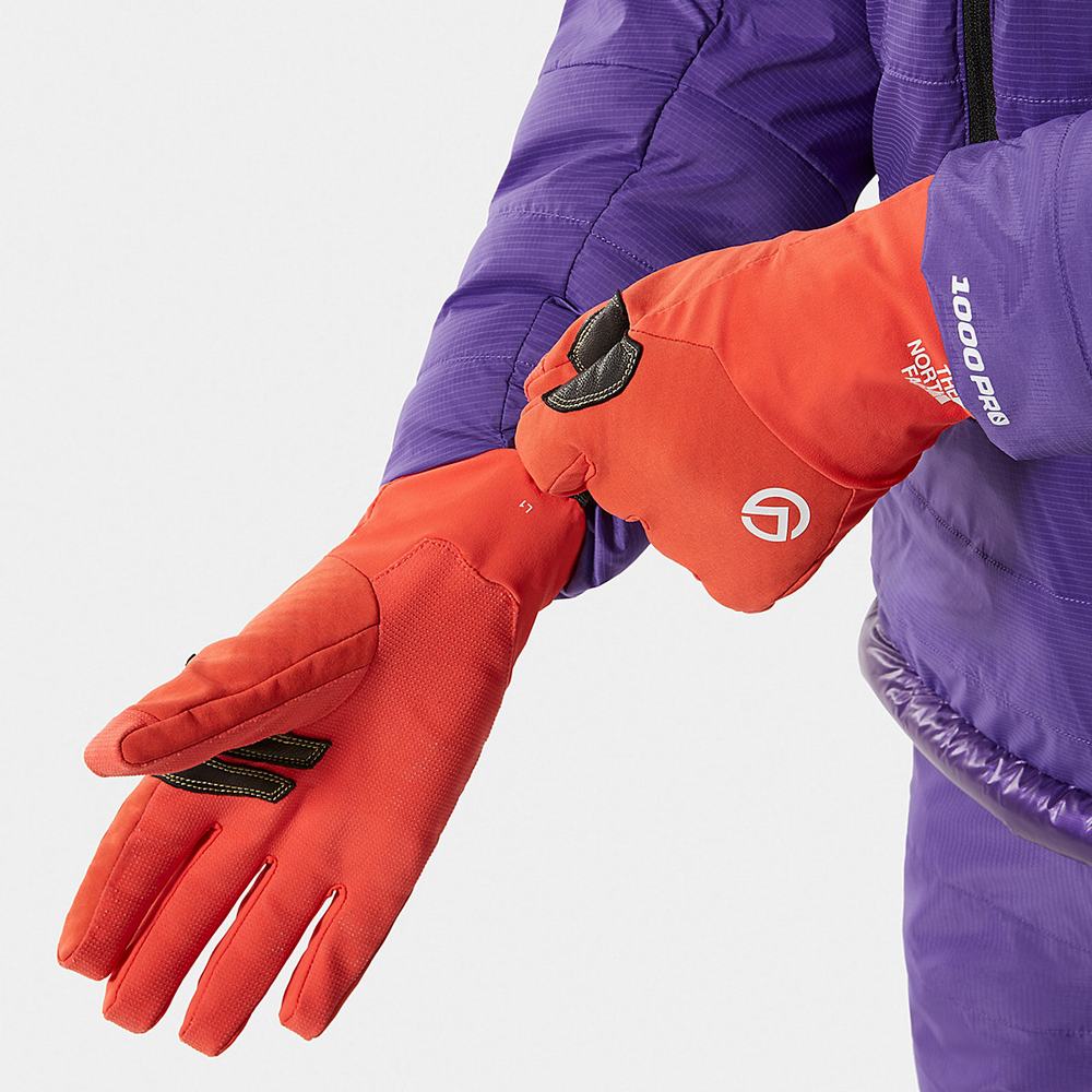 Rukavice The North Face AMK L1 SOFTSHELL Panske Oranžové | CVS-048197