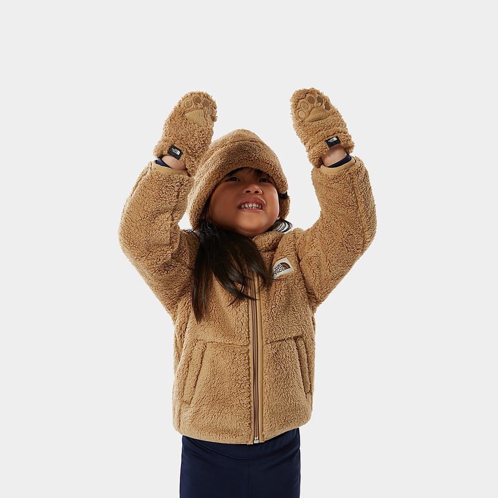 Rukavice The North Face Littles Bear Mittens Dievcenske Hnedožltý | JVN-965180
