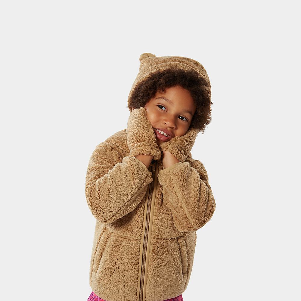 Rukavice The North Face Littles Bear Mittens Dievcenske Hnedožltý | JVN-965180