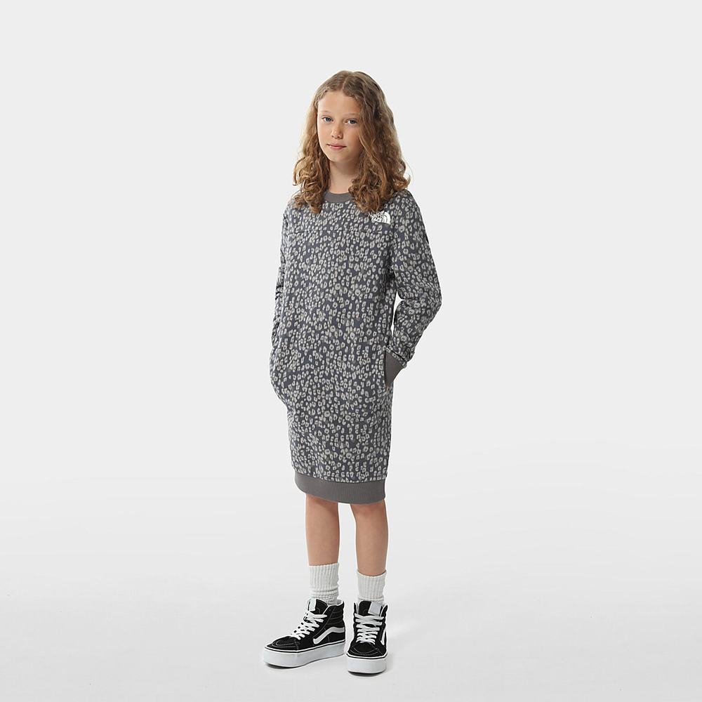 Saty The North Face DREW PEAK Dievcenske Siva Leopardie | KMT-206791